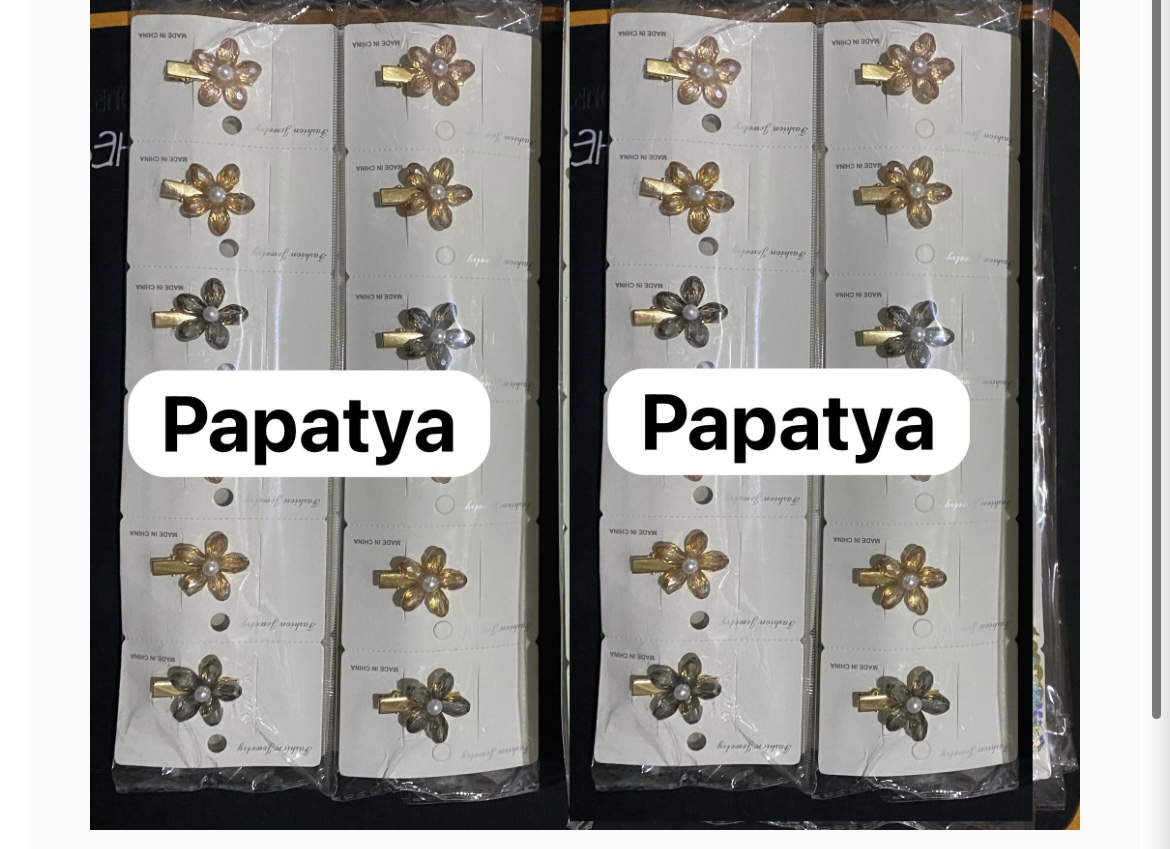 PAPATYA METAL TOKA 12 ADET *