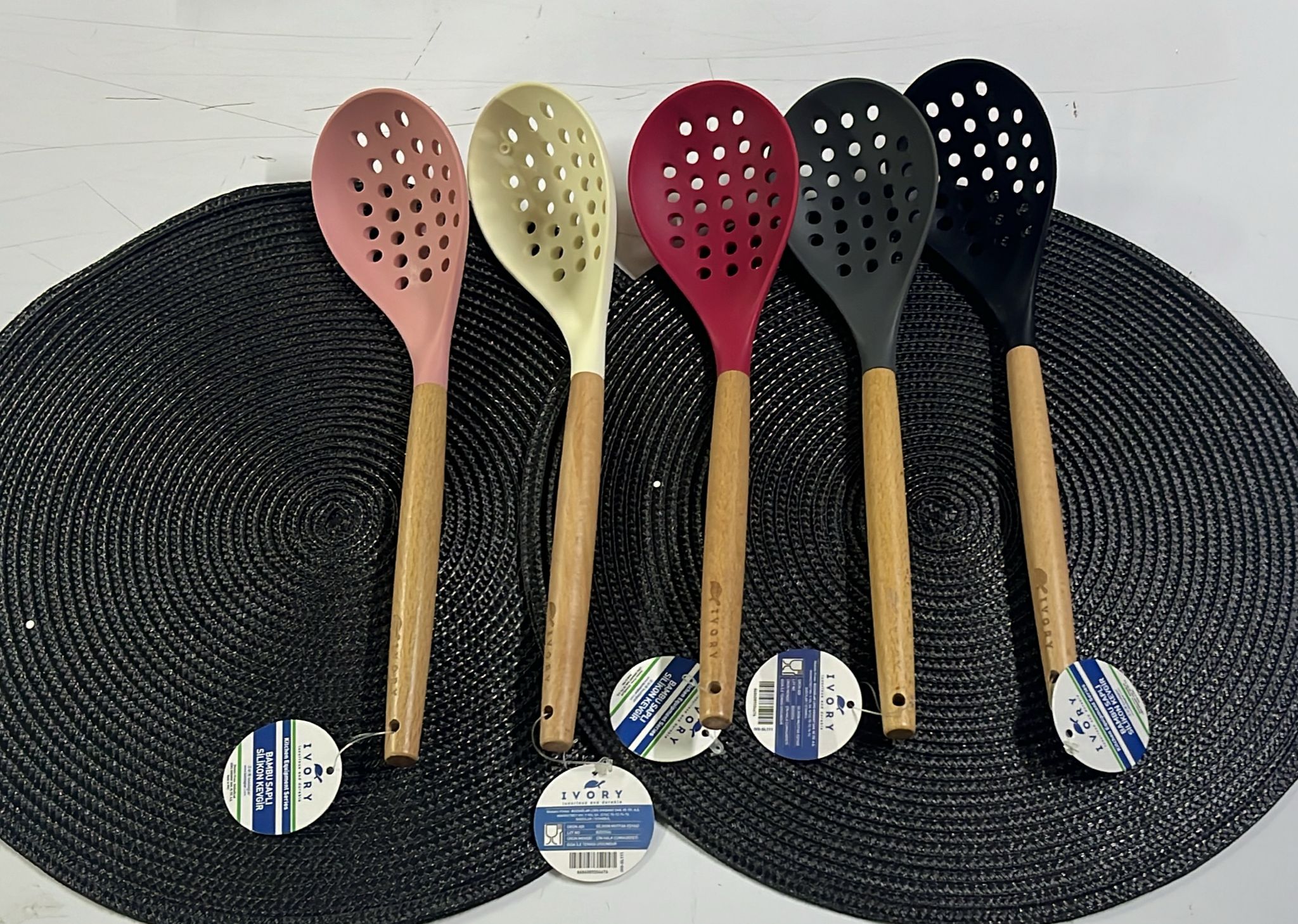 IVORY BAMBU SAPLI SİLİKON KEVGİR SL111 *
