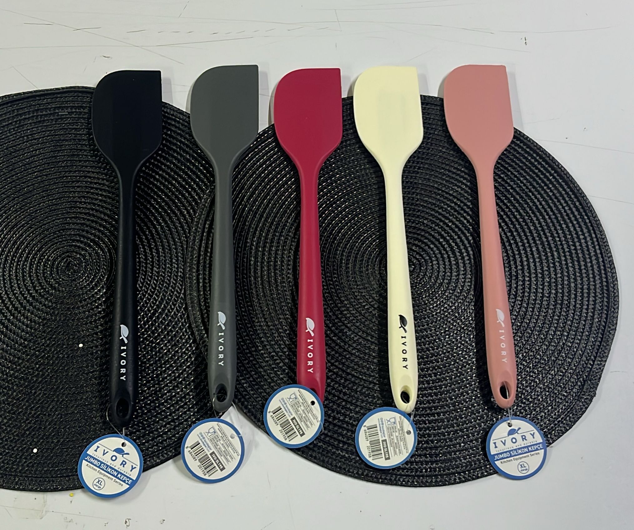 IVORY JUMBO SİLİKON SIYIRMA SPATULASI SL195 *