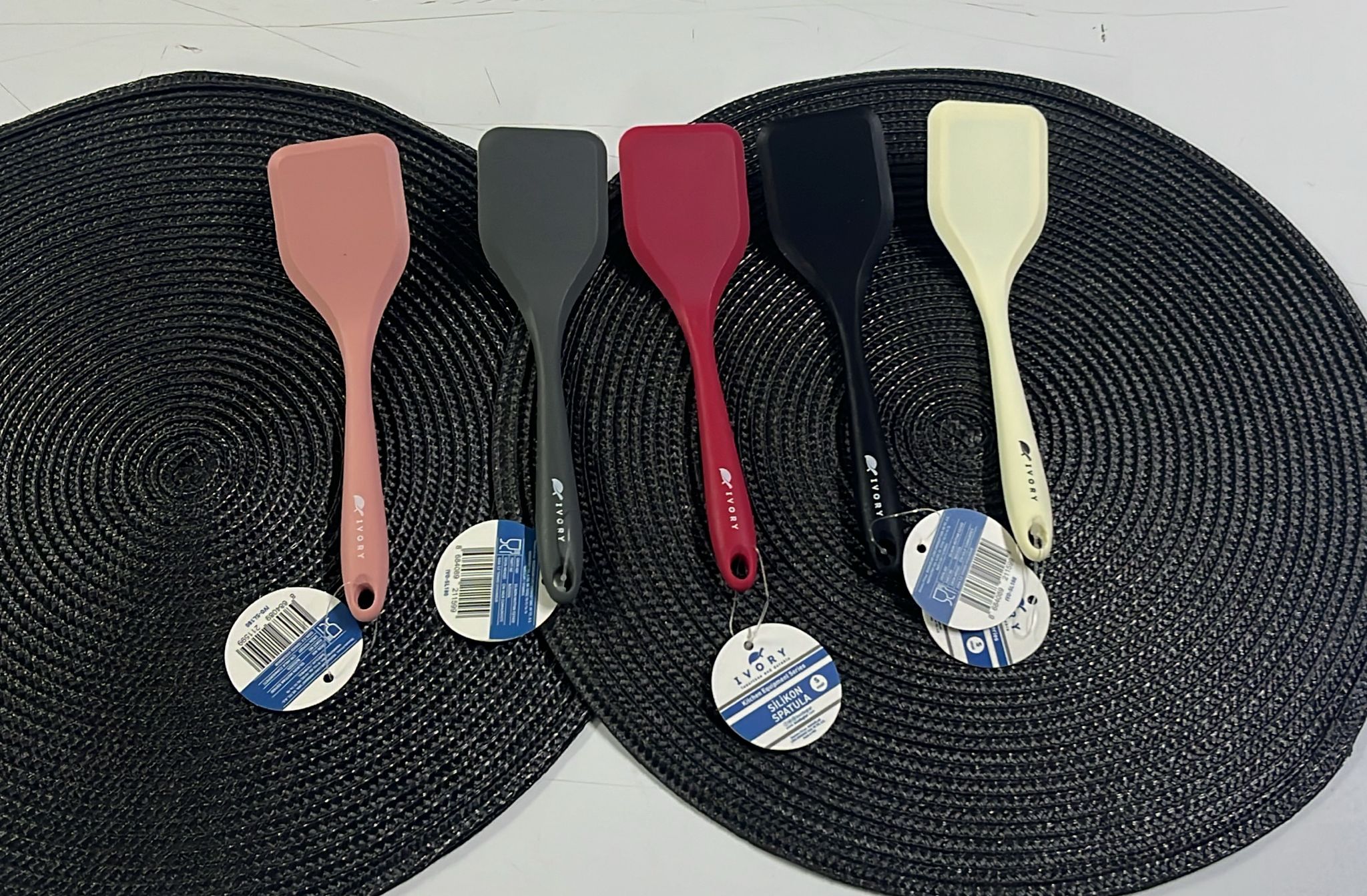 IVORY SİLİKON EĞİMLİ ORTA BOY SPATULA SL181 *