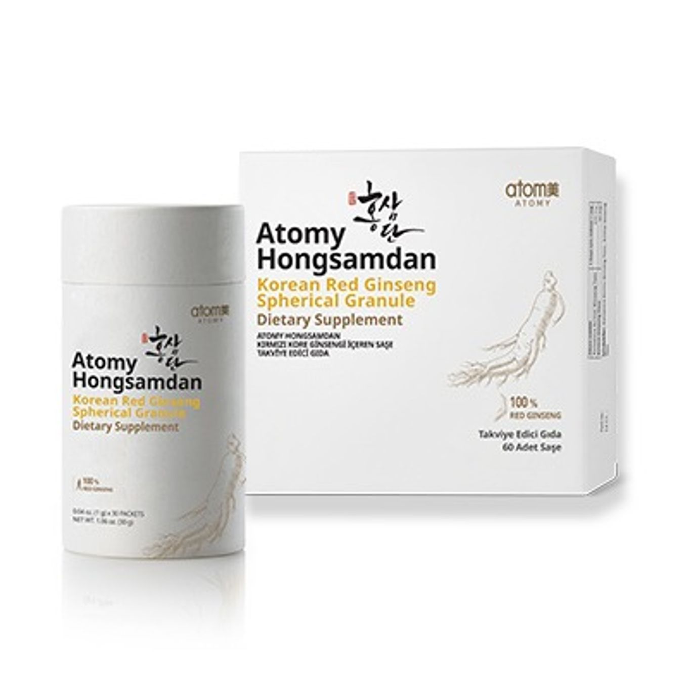ATOMY HONGSAMDAN TAKVİYE EDİCİ GIDA 60 SAŞE *