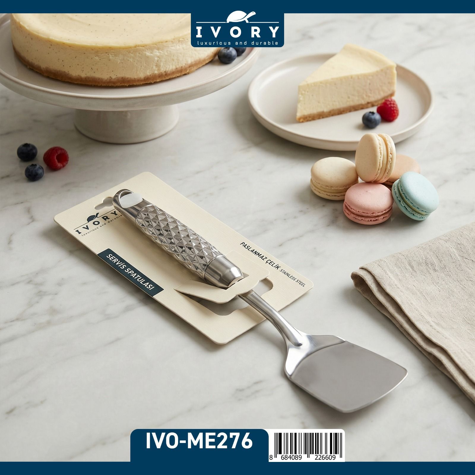 İVORY ÇELİK SERVİS SPATULASI ME276
